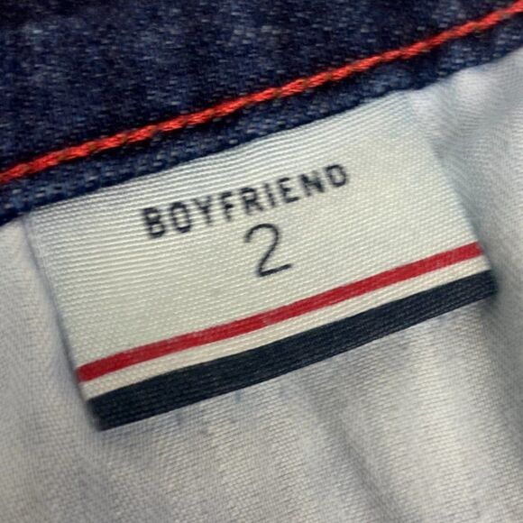 TOMMY HILFIGER Women's Blue Medium Wash Boyfriend Denim Jean US 2 - Picture 9 of 9